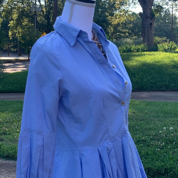 Light Blue High n Low Blouse. - Picture 2 of 4